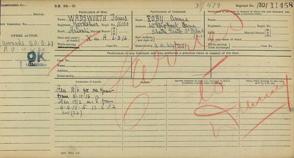 James Wadsworth’S Two Ledgers