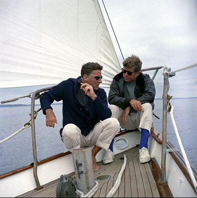 Actor Peter Lawford With His Brother In Law