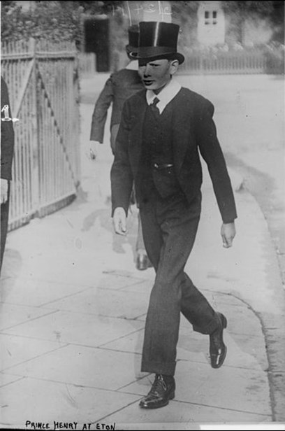 Prince Henry, Duke Of Gloucester At Eton In 1914.