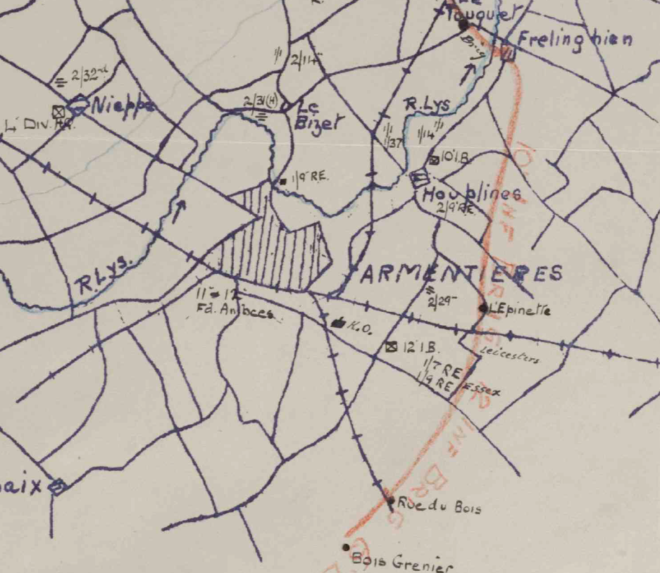 L'epinette, East Of Armentières