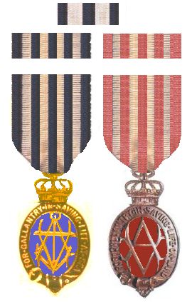Two Versions Of The Albert Medal