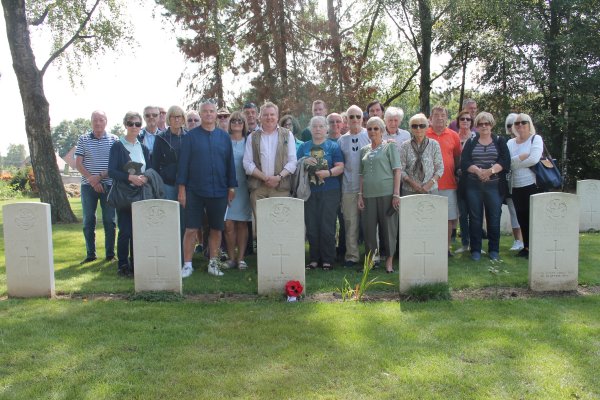 Group Photo At Hautrage Military Cemetery (2019)