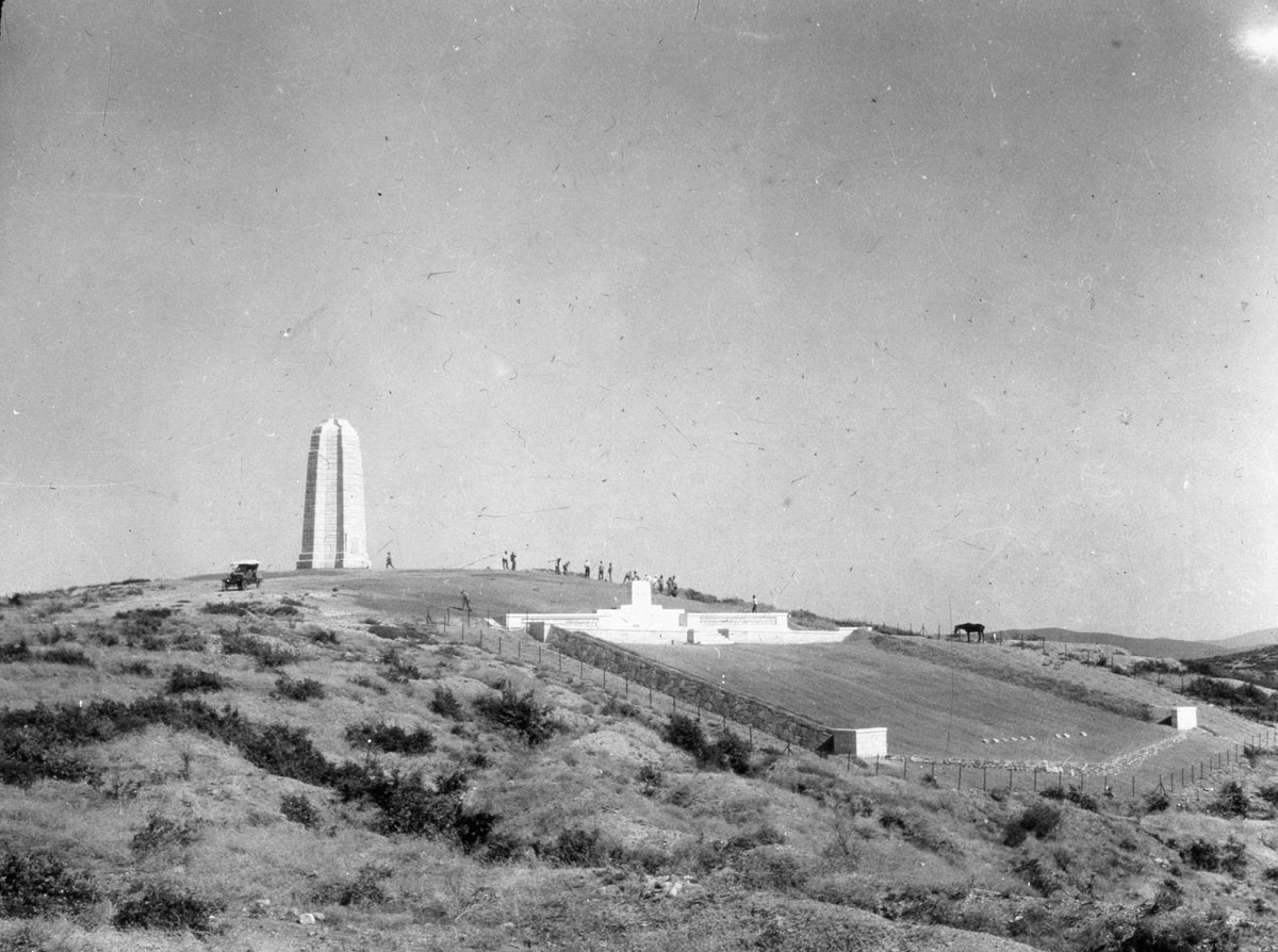 The Memorial At Chunuk Bair, Completed In 1924. LS.01.0041, Illumination & Commemoration, University Of Canterbury.
