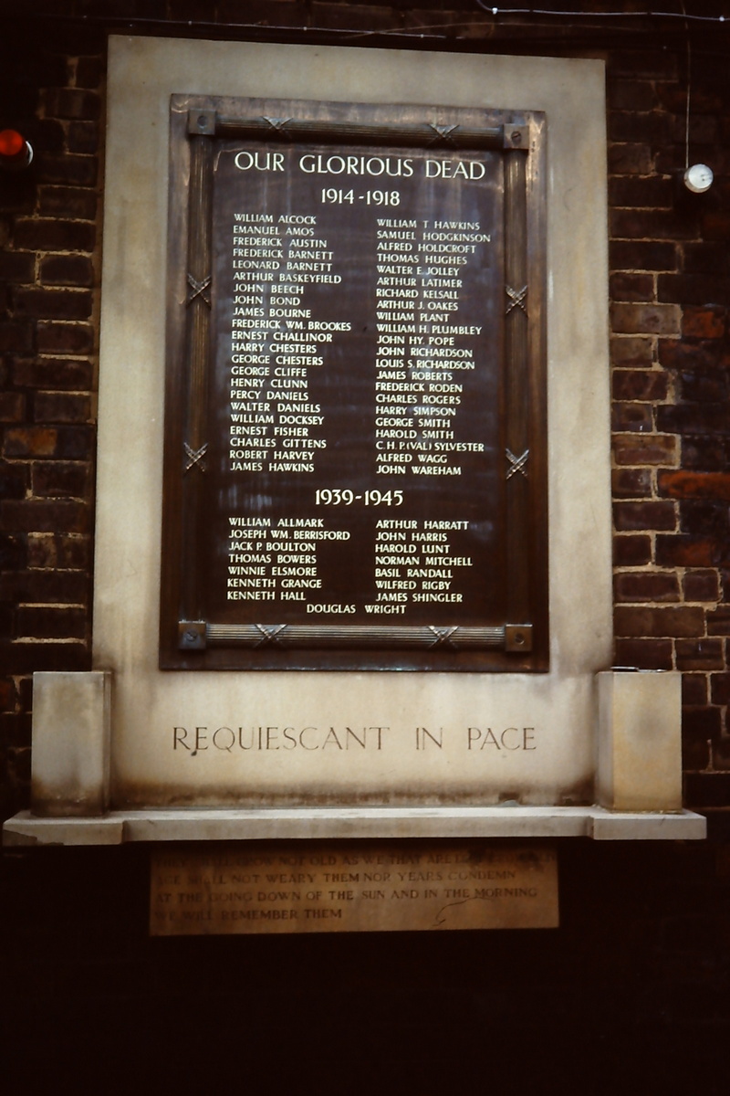Royal Doulton Burslem Memorial. Stoke On Trent Staffordshire.
