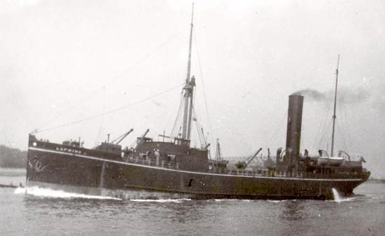 SS Lapwing 1914