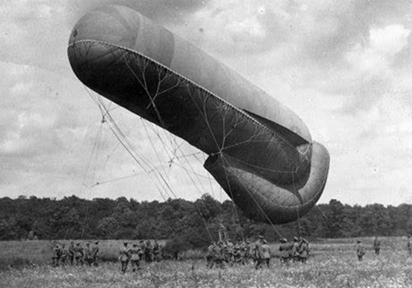 A German Observation Balloon