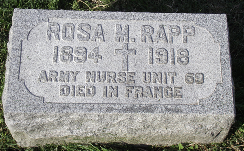 Rosa Mary Rappis Commemorated Here