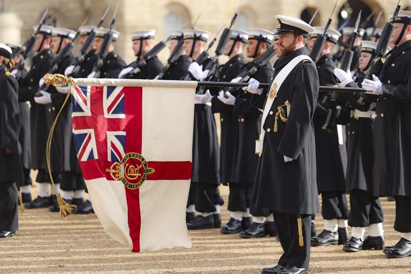 The Royal Naval Parade On Horse Guards