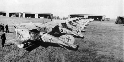 Albatros D III Fighters Of Jagdstaffel 50 Mid To Late 1917.