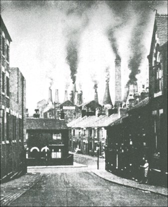 A View Of Burslem (From Pitt Street)