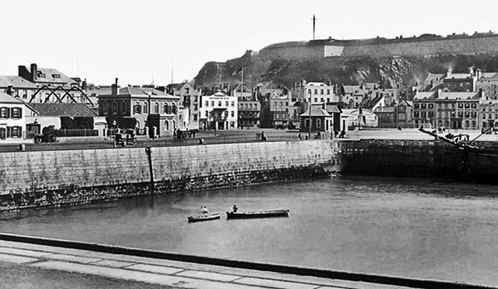 The harbour, St.Helier, Jersey in 1894