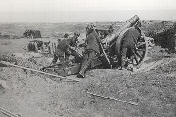 Howitzers, wounds and a pension