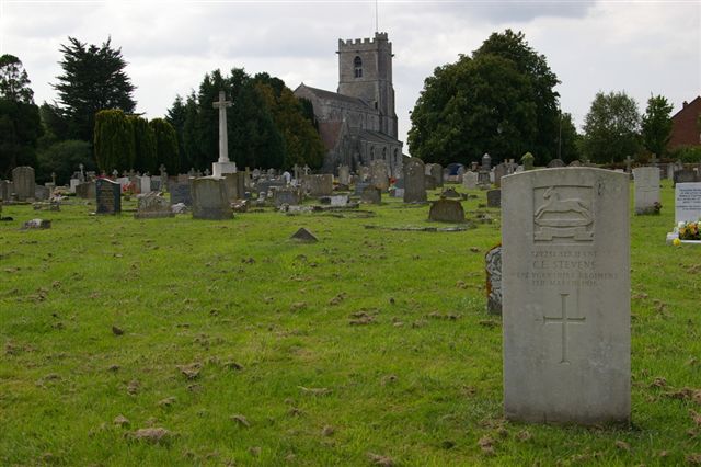 Headstone Of Sgt. Charles Ernest Stevens [Courtesy Of David Seymour]