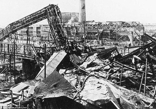 The Vanesta Factory, Silvertwon, East London After The 19 January 1917 Explosion © IWM Q 15364