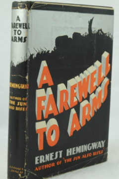 Ernest Hemingway – A Farewell to Arms (1929)