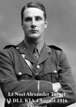 4 August 1916 Lieutenant Noel Alexander Target MC