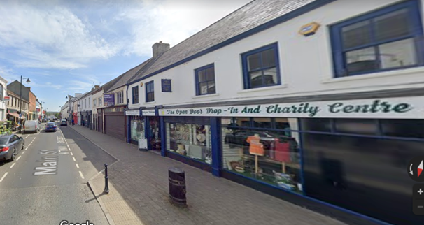 Ballymoney Main Street today (Google Street View 2019) (c) 2021