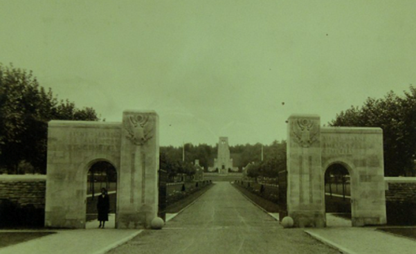 Entrance Gate 1923 Aisne-Marne American Cemetery and Memorial