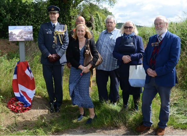 Family members, guests, honorary guests and attendees at the 9 June 2019 dedication of the plaque