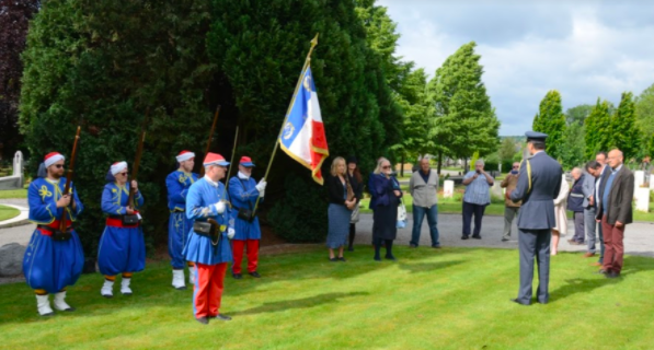 Commemoration at Namur Cemetery, 8 June 2019