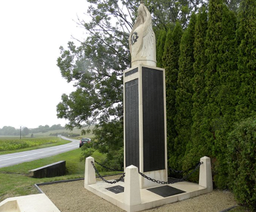 First Division monument on the Meuse-Argonne Battlefield, France.