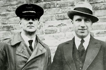The First Non-Stop Transatlantic Flight by Alcock and Brown in 1919