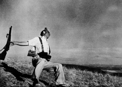 Original title Loyalist Militiaman at the Moment of Death, Cerro Muriano, September 5, 1936