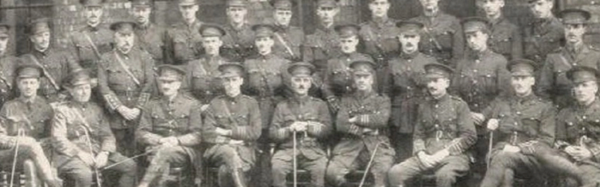 Manchester University OTC at the time of the First World War