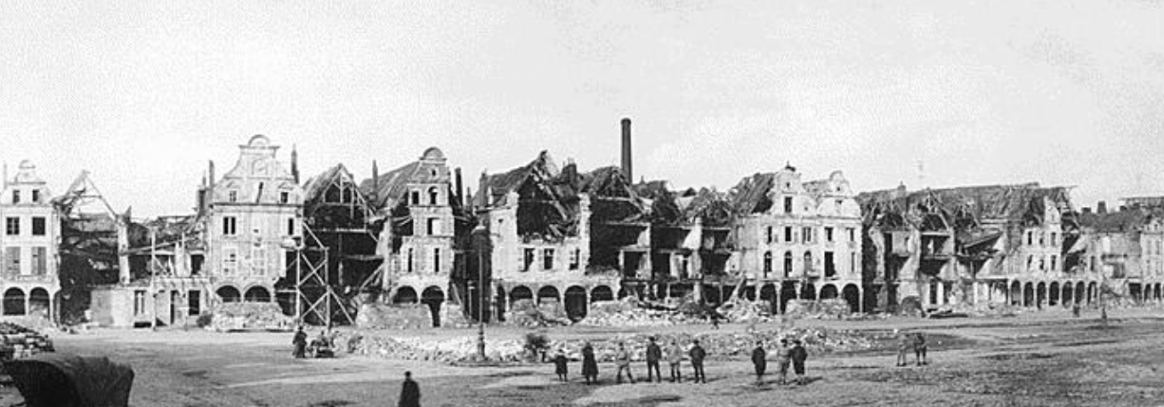 The town square, Arras, February 1919