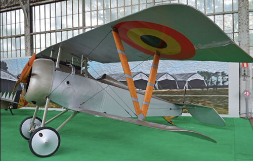 Nieuport 23 survivor in Belgian museum by Alan Wilson CC BY-SA 2.0