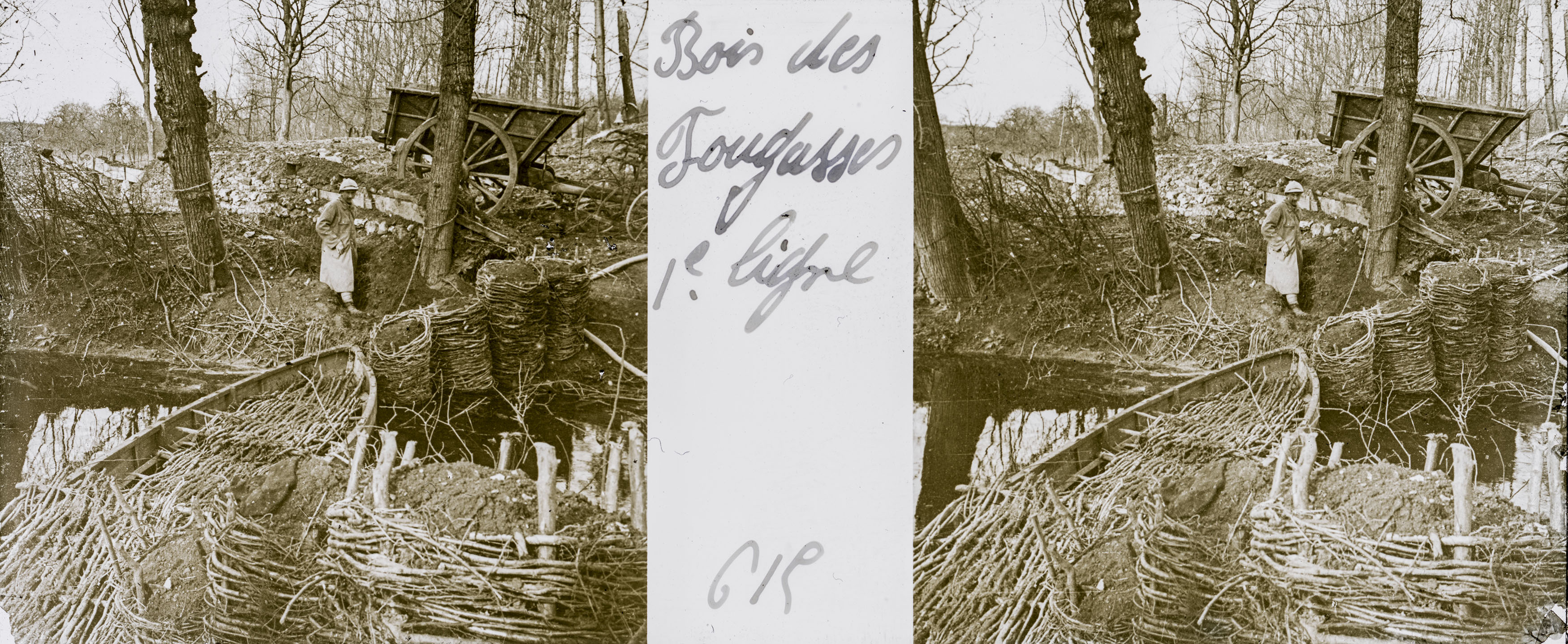 Bois des Fougasses 1er ligne - Fougasses Wood front line