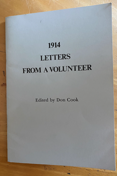Letters from a Volunteer by Charles St.G Cook