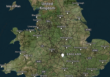 Southam in Warwickshire CC OpenStreeMap