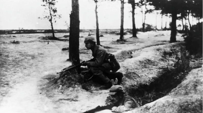 German soldiers at Arras in 1917