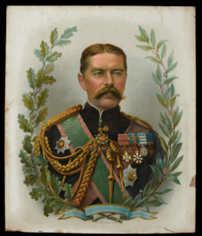 ‘The Avenger of Gordon, Lord Kitchener of Khartoum', 1899. NAM. 1984-10-151-1