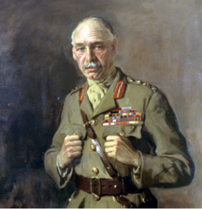 General Lord Rawlinson of Trent. Portrait from the National Army Museum Sandhurst, Indian Army Memorial Room NAM. 1952-01-32-1