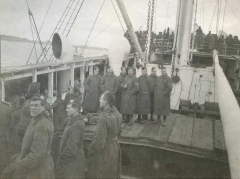 16th Battalion aboard HMT Maidan on 12 February  1915. (source Doing Our Bit Military and Family History Research)