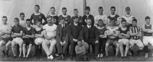 At Camp - Pre Great War  (courtesy of Towneley Hall)