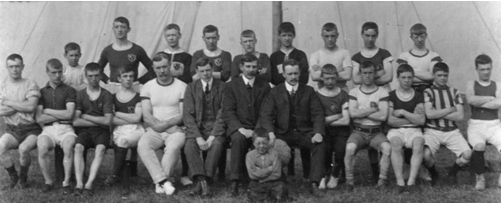 At Camp - Pre Great War  (courtesy of Towneley Hall)