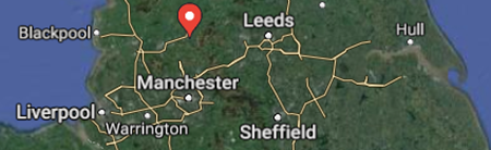Location of Burnley (C) Google Maps 2021