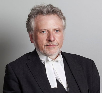 The criminal barrister Harry Potter from his chambers' profile