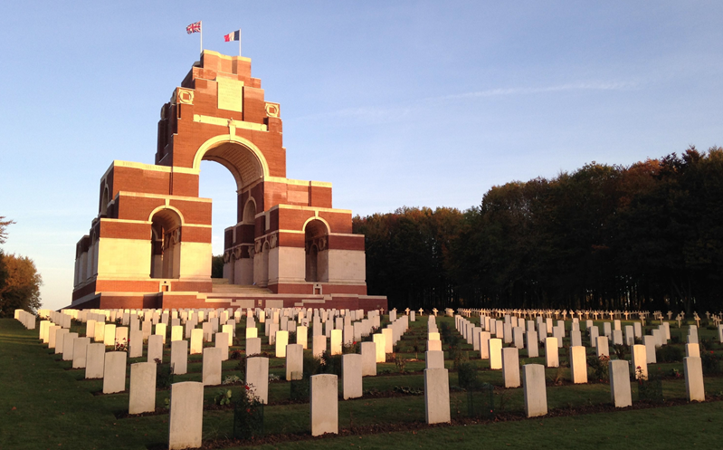 Thiepval Memorial taken on an iPhone by CheviotBob 30 October 2013 (CC)