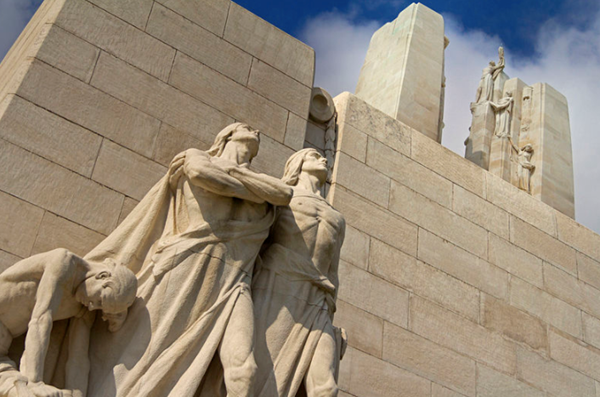 The Canadian National Vimy Memorial, Vimy, Pas-de-Calais, France, on August 7, 2014.