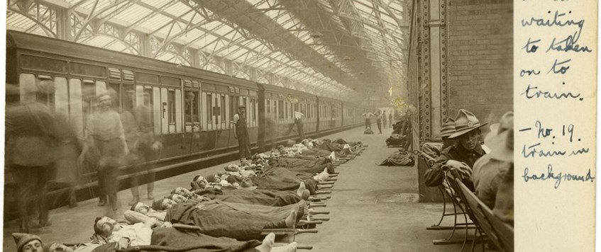 ONLINE: 'Walking quietly into a hail of lead to carry away a wounded man' - Stretcher Bearers of the Western Front by Dr Emily Mayhew