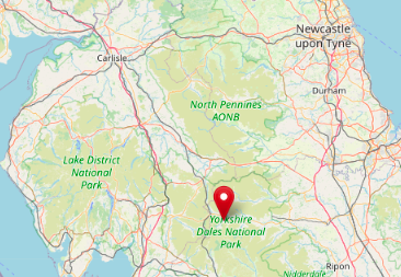Hawes in the North West of England (cc OpenStreetMap)