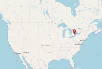 Location of Dundas, Ontario, Canada (cc OpenStreetMap)