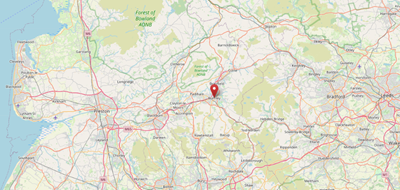 Burnley, Lancashire (cc OpenStreetMap)