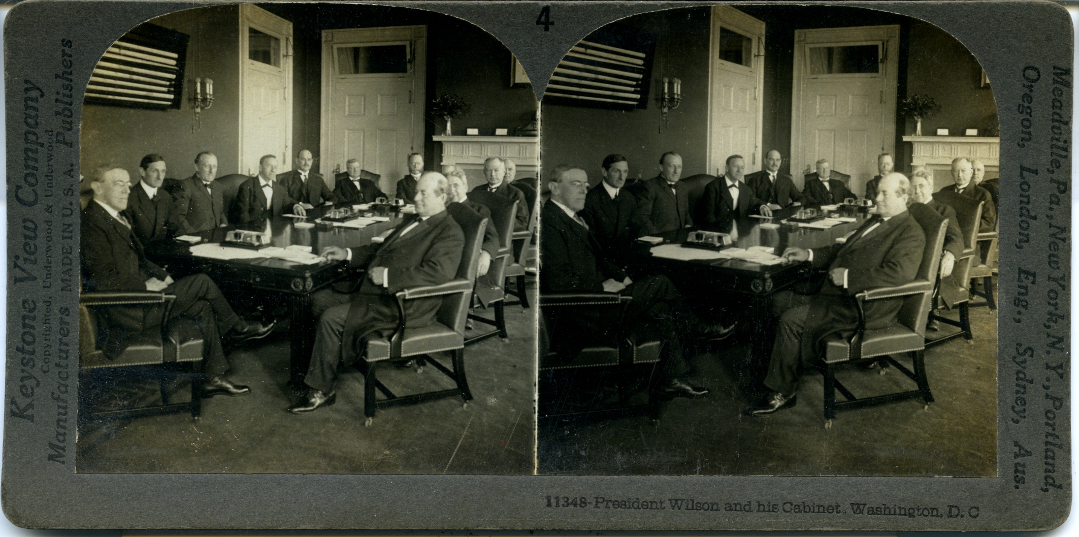 President Wilson and his Cabinet, Washington, D.C.