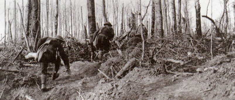 US Marines during the Meuse-Argonne Offensive in 1918