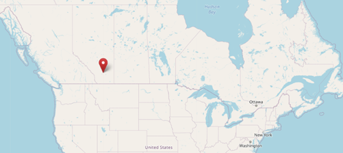 Location of Alberta, Canada (cc OpenStreetMap)